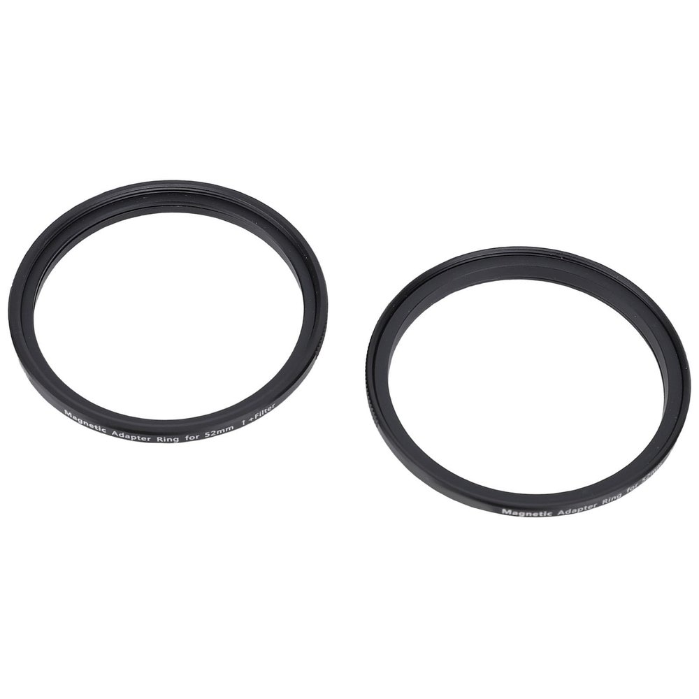 Bewinner 52mm Pitch Ring Adapter (2 pcs), 52mm Step Filter Ring, for 52mm Lens, CPL ND Lens Filter