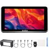 Godox GM6S Pro Kit 2 DSLR Camera Field Monitor, 5.5 Inch Touch Screen, 2000 Nits 4K HDMI Input/Loop-Through, 3D LUT Import, HD 1920x1080 IPS, Screenshot, On-Camera Monitor with Sunshade Hood view 1