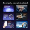 OVLOKS Smart Rings for Men & Women,Tracker with Step,Fitness,Health,Sleep,Blood Pressure,Smart Wearable,iOS & Android Compatible,Non-Subscription (Gold, 12) view 2