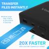 VisionTek VT1200DL USB-C Docking Station Dual 4K  2X HDMI, 2X DisplayPort, 100W Power Passthrough, Universal Laptop Dock for Windows, MacBook, Chromebook view 3