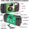 Fujifilm QuickSnap Flash 400 Disposable 35mm Camera with PixiBytes Microfiber Cleaning Cloth... (4 Packs (2 Twin Pack)) view 3