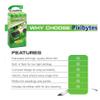 Fujifilm QuickSnap Flash 400 Disposable 35mm Camera with PixiBytes Microfiber Cleaning Cloth... (4 Packs (2 Twin Pack)) view 4