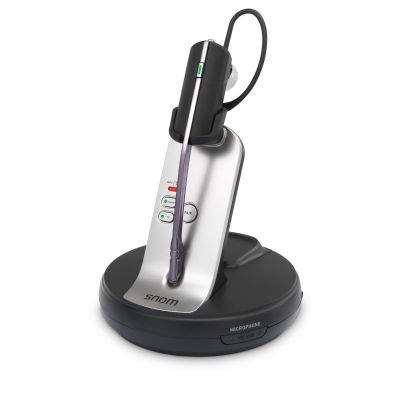A170 Wireless DECT Headset for Snom Phones  Lightweight, Noise-Canceling Microphone, Broadband Audio, 25m Wireless Range, Comfortable Fit