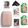 Fujifilm INSTAX Mini Link 3 Smartphone Printer with INSTAX Mini Instant Film and Sunshine Microfiber Cleaning Cloth... (2 Twin Pack (40 Sheets), Rose Pink) view 1