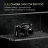 Tilta Camera Cage Lite Kit - Compatible with Sony FX2 - Titanium Gray | Includes Full Cage, XLR Extension Bracket, ARCA Bi-Directions Plate & Cable Clamps | NATO, Cold Shoe, 1/4"-20 & 3/8"-16 Threads view 3
