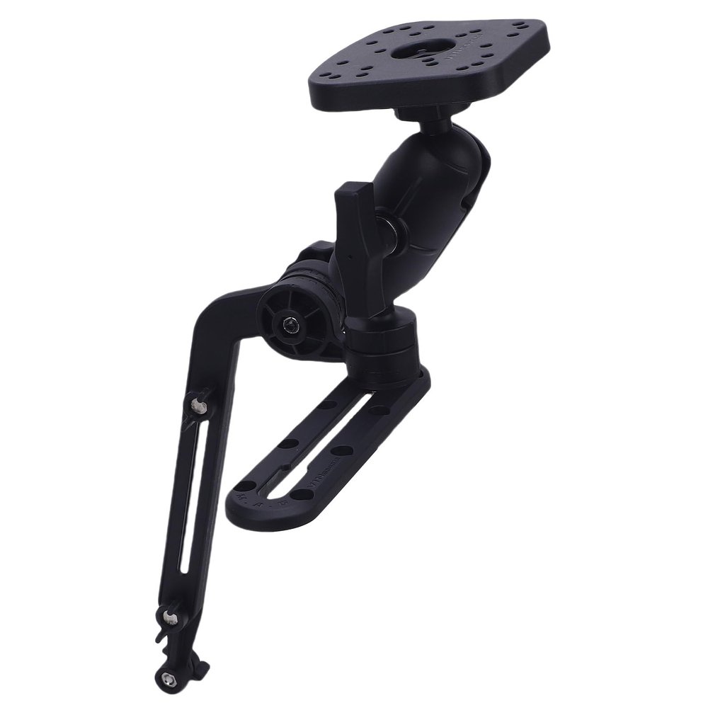 Luocute Fish Finder Mount, 1.5in Ball Base Mount with Adjustable Arm, Universal Mounting Plate for Boat, fit for Fish Finders and Chartplotters