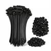 160 PCS Upgraded Universal Cable Tie Buckles - Heavy-Duty Nylon Zip Tie Mounts with Secure-Locking Head, Automotive Fastener Clips for Car Fender, Bumper, Engine Bay, and Wire Management view 1
