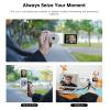 ASHATA 5K Digital Camera for Photography, Autofocus 80MP Vlogging Camera for with 2.8 inch 180 Degree Flip Screen, 16x Digital Zoom, for Travel Vlog Content Creation (White) view 2