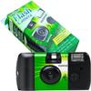 Fujifilm QuickSnap Flash 400 Disposable 35mm Camera with PixiBytes Microfiber Cleaning Cloth... (5 Packs (2 Twin /1 Single Pack)) view 2