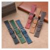 Leather Watch Strap Band Universal Watchband Retro Bracelet Quick Release Bar Wristband(Blue,21mm) view 4
