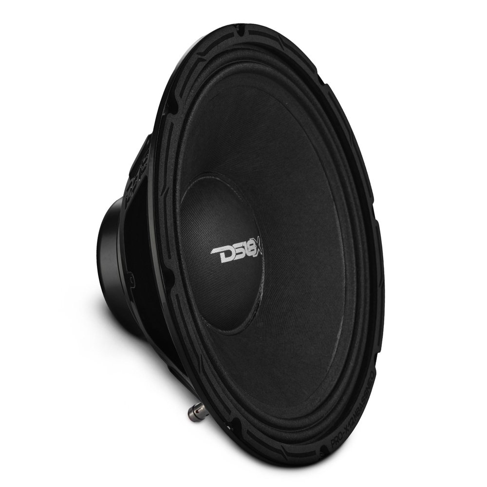 DS18 PRO-X12MBASSNEO 12 Car Audio Mid-Bass Loudspeaker  500W RMS, Neodymium Magnet, 4-Ohm, 96dB Sensitivity  Single