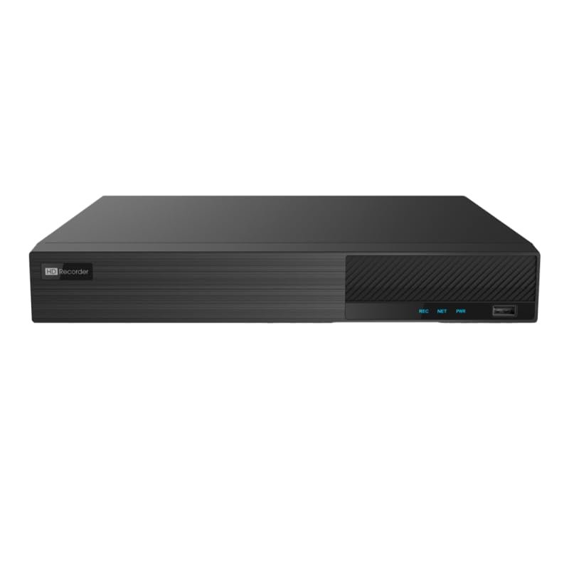 Titanium ED9308H5NV-8P-3NB NVR 8CH(8POE) 80/80Mb 4K HDMI/VGA Audio 1 SATA (HDD Not Included) NDAA Network Surveillance Recorder
