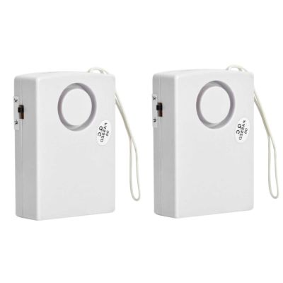 Door Window Alarm, 2Pcs 120dB Touch Sensor Security Alarm Burglar Alert Easy Installation for Office House