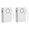 Door Window Alarm, 2Pcs 120dB Touch Sensor Security Alarm Burglar Alert Easy Installation for Office House view 1