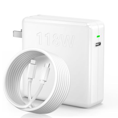 118W Mac Book Charger Compatible with MacBook pro/Air, M1 M2 M3 M4 M5, iPad Pro,Samsung Galaxy,Phones&All Type-C Devices and More, Include USB C Charging Cable
