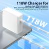 118W Mac Book Charger Compatible with MacBook pro/Air, M1 M2 M3 M4 M5, iPad Pro,Samsung Galaxy,Phones&All Type-C Devices and More, Include USB C Charging Cable view 2