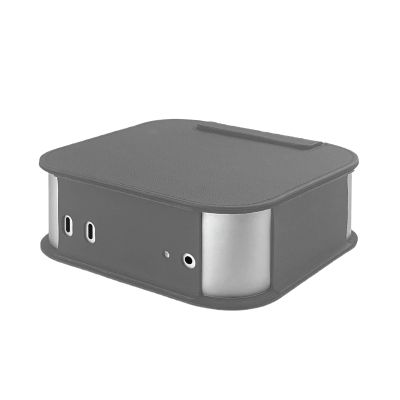 Durability PU Protective Case Box For Small Desktop Computer Lightweight Heat Dissipation Travel Friendly Organiser For Desktop Computer Case