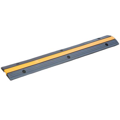 Rubber Cord Hider Ramps Cord Covers for Wires on Floor Cable Hider Ramp Speed Bump Wire Cover for High Walking Traffic Areas Warehouse