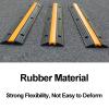 Rubber Cord Hider Ramps Cord Covers for Wires on Floor Cable Hider Ramp Speed Bump Wire Cover for High Walking Traffic Areas Warehouse view 4