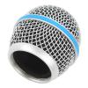 Zerodis Microphone Ball Head Mesh Grill Pop Filters Steel Spiral Grille Microphon Ball Head Replacement Inner Foam Filter for Reducing Wind Pop Noises Microphone Mesh Grill view 2