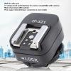 Pomya Flash Hot Shoe Mount Adapter with Extra PC Sync Port, TF 321 Hot Shoe Adapter for EL Series Flash & for R E Series Camera, Supports Center Point Triggering view 2