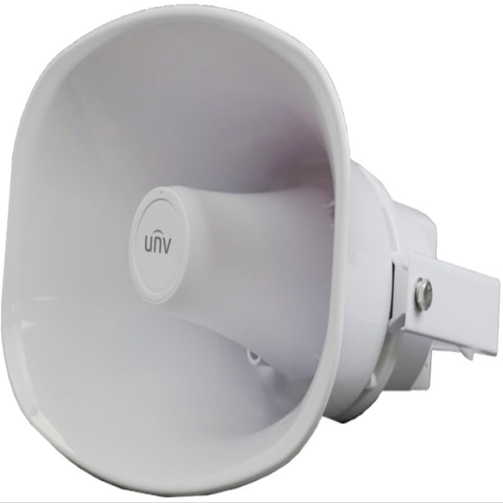 IPS302030-S Outdoor IP Horn Speaker, 30W Rated Power, 130 dBSPL Max. Acoustic Pressure, 300Hz to 12.5kHz Frequency Response, 8 Ohms Impedance, Support Two-Way Audio, Support PoE Power Supply