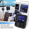 Marine Boat Stereo Gauge Receiver - Audio Systems, 3.9 Inch Video Playback, Wireless Connection, AM/FM, USB Port, AUX, No CD DVD Player Radio Receiver, MP5 Player Radio Receiver view 2