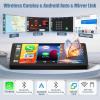 4+128G Radio for Honda Civic 2006-2011, 9" Touch Screen for Civic Bluetooth Radio with Wireless CarPlay/Android Auto, 5GHz WiFi, Bluetooth 5.0, EQ, GPS Navigation, 1280 * 720, Backup Camera view 4
