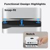 BAOZEE Mac mini M4 Dock with NVMe SSD Enclosure, Docking Station Dual Monitor for Mac mini M4/M4 Pro, 6-Port USB-C Hub with 4K60Hz HDMI, DisplayPort, SD/TF Card Reader, 10Gbps USB-A view 3