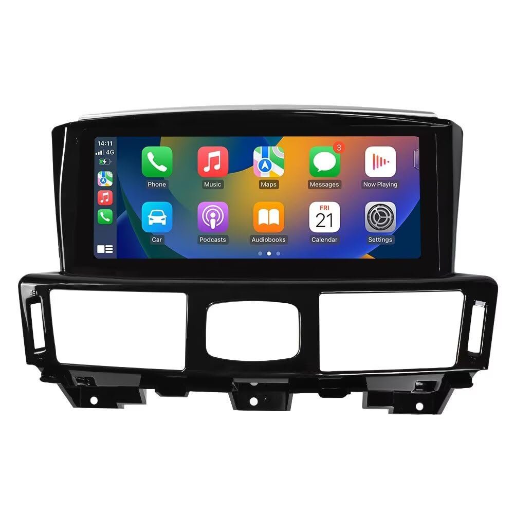 10.25 Inch Android 14 Car Radio for Infiniti Q70L M25 M35 2011-2017 with Wireless Carplay Android Auto GPS Navigation WiFi Car Stereo Touch Screen Bluetooth Mirror Link FM/RDS SWC 6+128GB