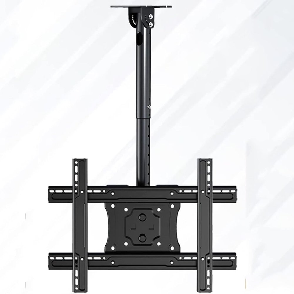 Ceiling TV Mount Bracket - Adjustable TV Ceiling Mount, for 32-75 Inch TV, Tilt and Swivel, Teles Height Adjustment, Swivel and Tilt TV Mount