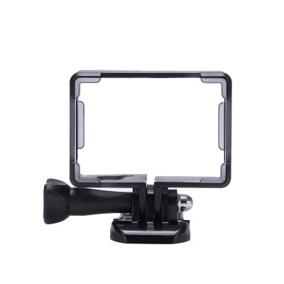 Action Camera Frame Mount, Metal Housing Shell Cage Holder for SJ4000, SJCAM, Waterproof Case Replacement Parts, Photography Accessories