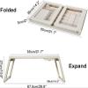 Adjustable Laptop Desk Stand Portable Aluminum Lapdesk for TV Bed Sofa PC Notebook Table Desk Stand with view 4