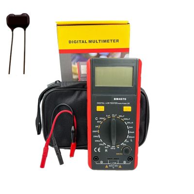 LIBODD LCR Meter LCR Multimeter Tester Digital Inductance Capacitance Resistance Meter with LCD Over-Range Display(High Precision Cap)