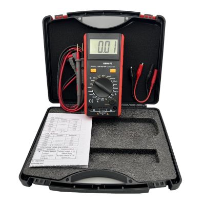 LIBODD LCR Meter LCR Multimeter Tester Digital Inductance Capacitance Resistance Meter with LCD Over-Range Display(Good Pen add Box)