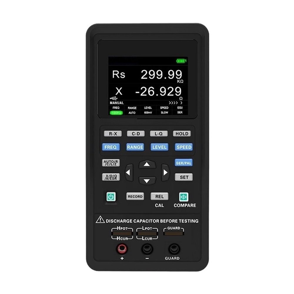 LIBODD Digital LCR Meter Handheld Portable Inductance Capacitance and Resistance Measuring Tester Tools(1832C)
