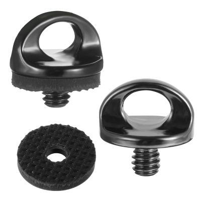 Skrfren 1/4" Camera Neck Strap Screw Holder, 2PCS 1/4-20 Quick Install Metal Screws Connecting Adapters with Rubber Washer for Quick Release or Installation of Wristband Sling