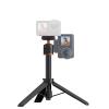 Gugxiom Magnetic Quick Release Tripod for Action Camera, 360 Adjustable Ball Head with Cold Shoe & Extendable Selfie Stick for Action 5 Pro/4/3, Vlogging Mount view 1