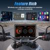 LBW 7" Motorcycle CarPlay Fit for BMW, Native Wonder Wheel Control, Data Reading, Wireless Bluetooth, GPS Navigation System, 1200 Nits IP69K Waterproof Touch Screen, Plug&Play, Android Auto/Siri/TPMS view 4