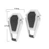 NZXEDVHU Metal Foldable Laptop Stand Anti-Slip Base Stand Supports Mini Cooling Stand Feet(2pcs Plastic) view 3