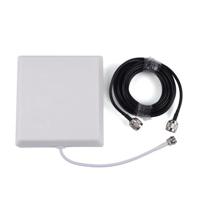 WSOLDMA 2G 3G 4G Panel Antenna 800-2700MHz 6.5/8DB Indoor Directional Antenna with N Female Connector, with 10M Cable