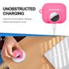 2 in 1 Soft Silicone Case Compatible with AirPods Pro 3 and AirTag, Shockproof Protective Skin Cover for AirPods Pro 3 with Keychain & Data Cable Lanyard for Men Women view 4