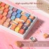 dagaladoo Cute PBT Keycaps Set,Sunset MOA Profile keycaps 60 75 100 Percent,Dye-Sub 134-key Custom Keyboard Keycap for 100% 75% 65% 60% TKL US Layout Mechanical Keyboard view 2