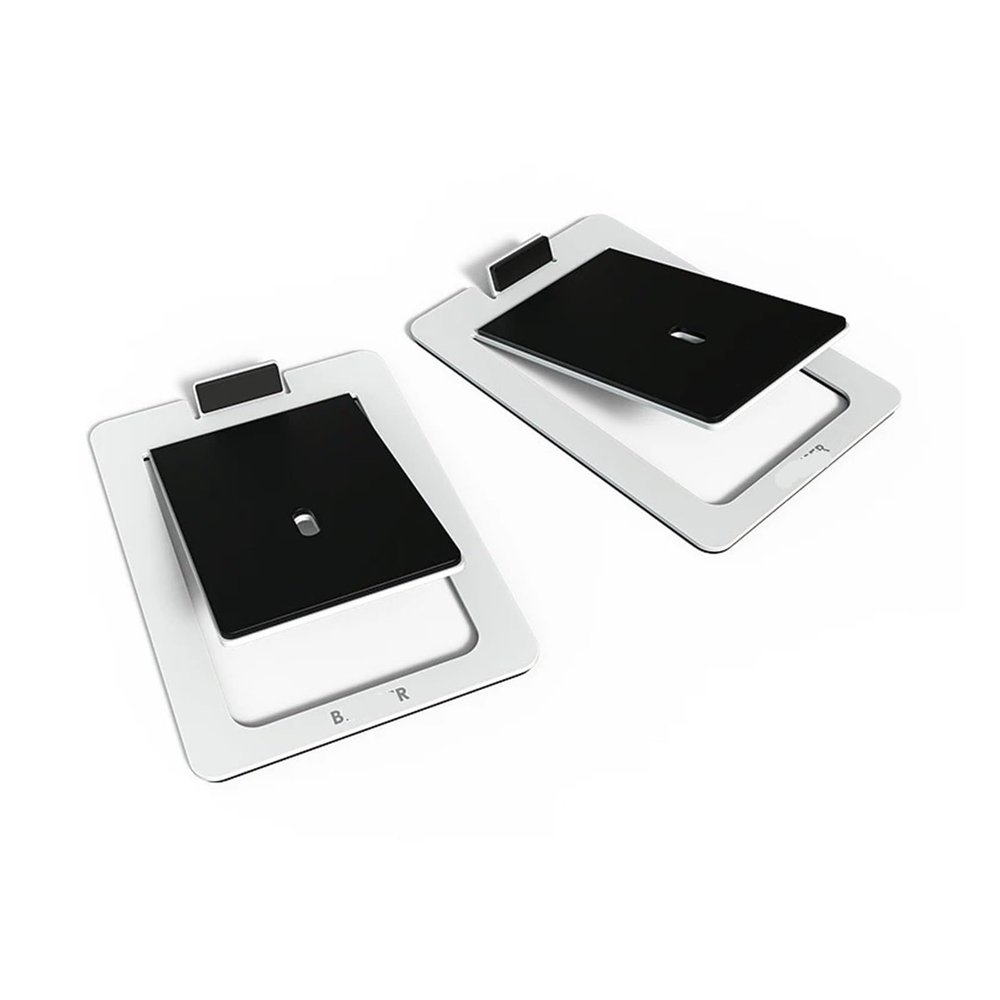 1PCS Desktop Speaker Metal Bracket Speaker Surround HIFI Sound Isolation and Shock Absorption K2(K2-W)