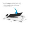 1PCS Desktop Speaker Metal Bracket Speaker Surround HIFI Sound Isolation and Shock Absorption K2(K2-W) view 3
