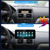 10.25'' Android 14 Car Radio Wireless Carplay Touchscreen for Mercedes Benz C Class W204 2006-2010 NTG4.0 System Car Stereo, Support Wirless Android Auto, Navigation, Camera (NTG 4.0 4G+32G) view 2