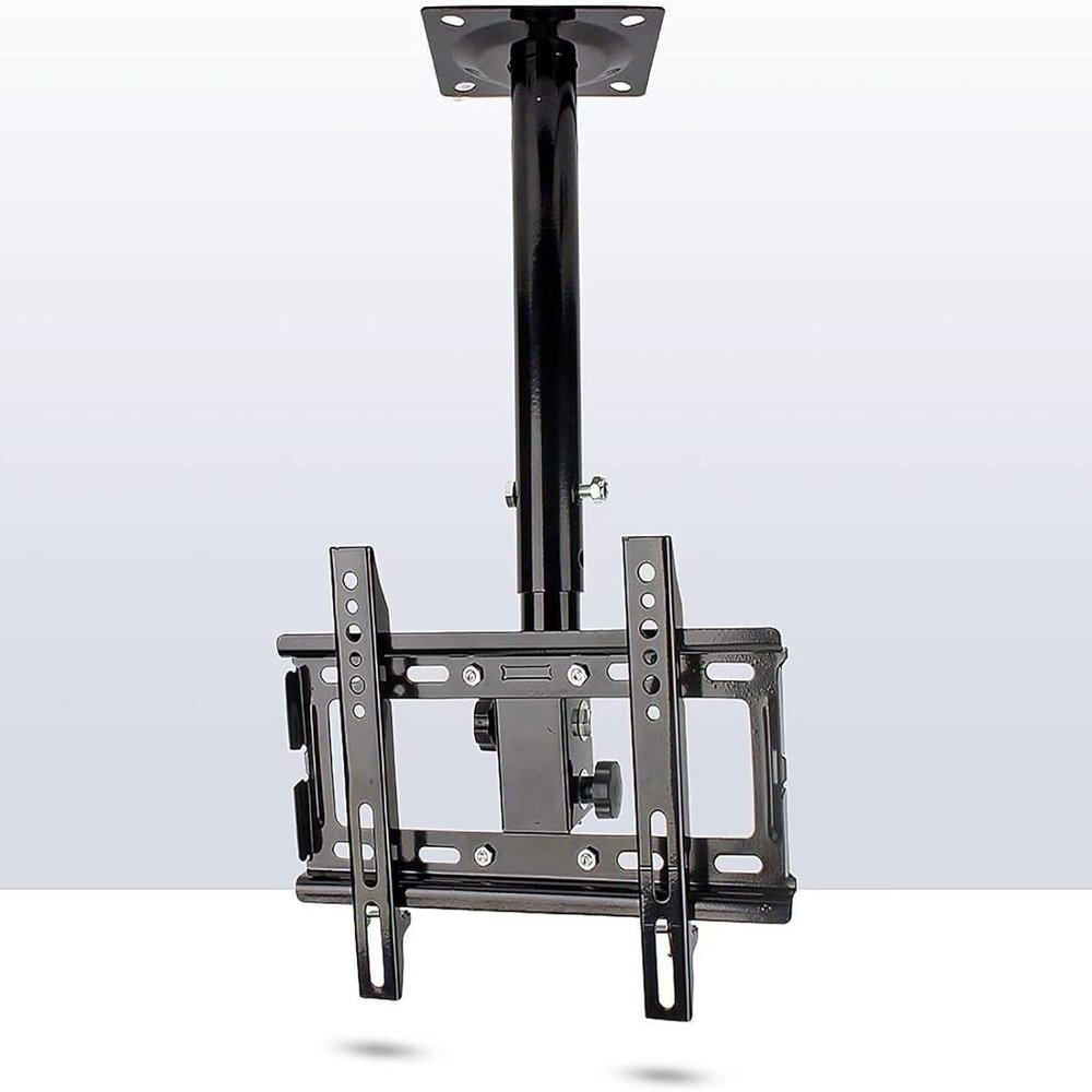 Adjustable Ceiling TV Stand, Hanging TV Stand, Fits Most 12-32 Inch LCD LED OLED 4K TVs, Flat Panel Displays, TV Pole Bracket