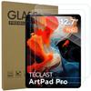 AKNICI 2-Pack Tempered Glass Screen Protector for TECLAST Artpad Pro Tablet 12.7 Inch, Ultra Clear Transparency Anti-Scratch 9H Hardness view 1