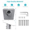 EDUP Starlink Performance Gen 3 Pipe Adapter, Heavy Duty Pole Mount Bracket for 38mm-65mm Metal Pipes, Weatherproof & Easy Install with Hardware for Starlink Performance Gen3 Dishy view 2