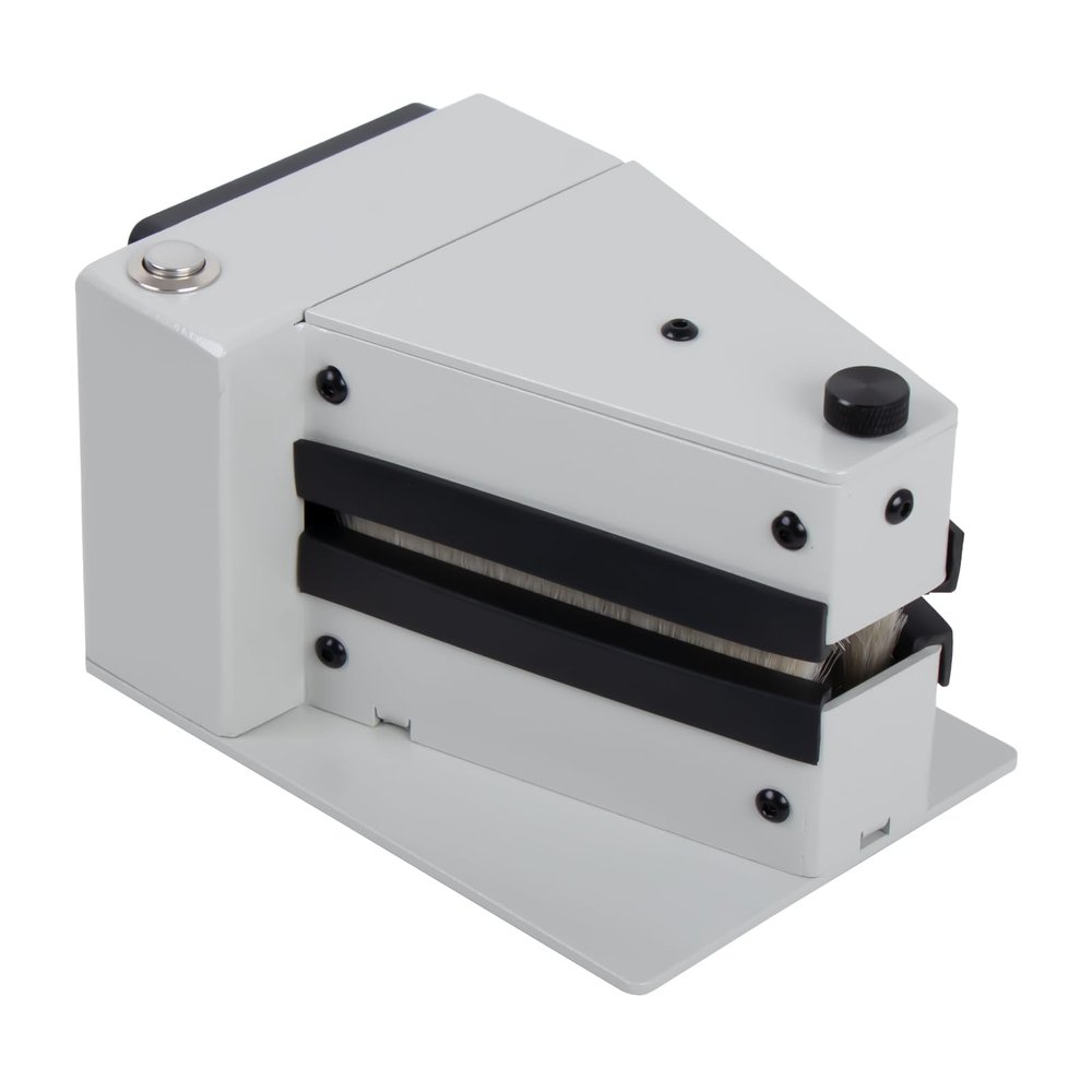 Professional Electric Film Anti-Static Dust Remover, CNC Machined, Adjustable Brush Pressure, for 135/120/4x5 Film, Darkroom Cleaning Equipment